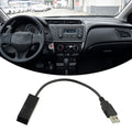 Car Usb Adapter For Honda Fitments Black Color Compatible With