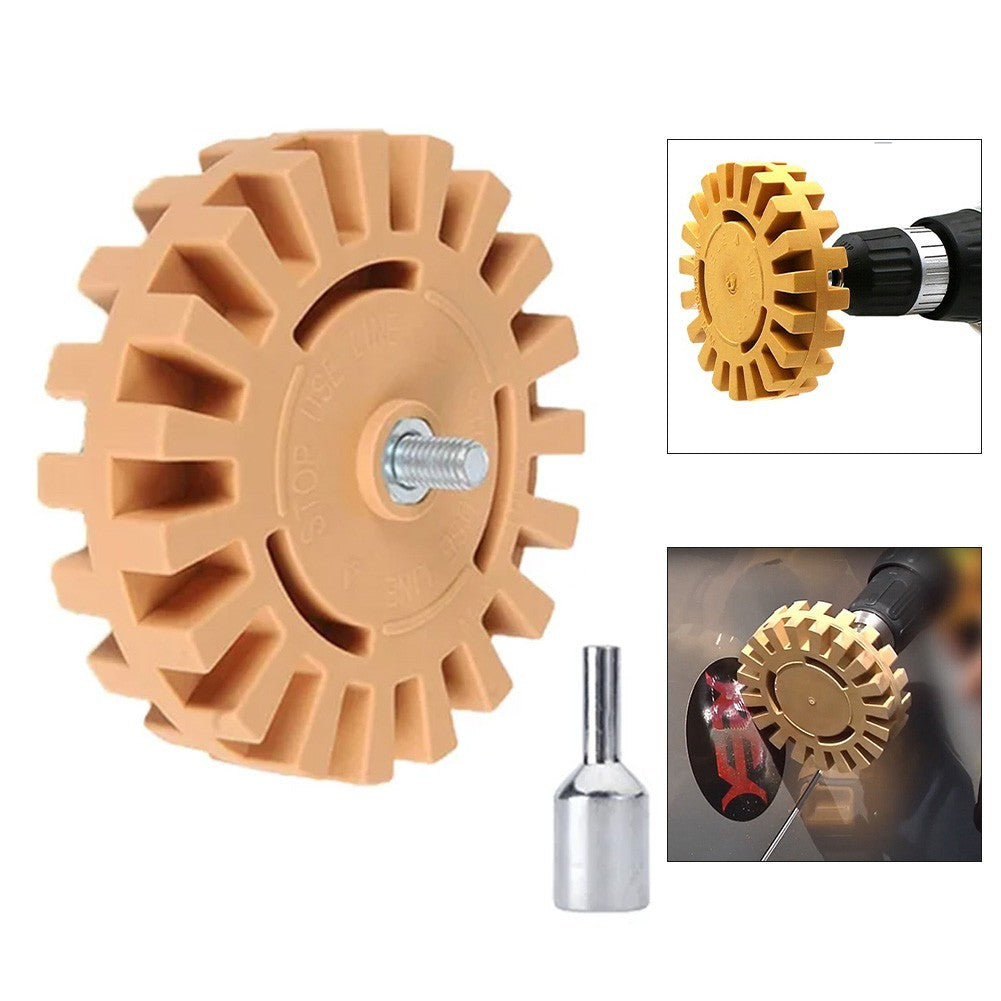 Rubber Eraser Wheel Sticker Removal Tool