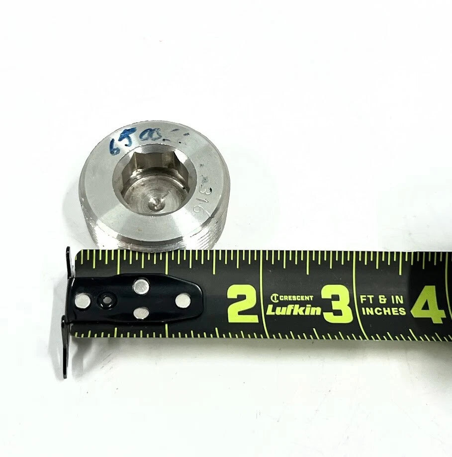 Steel Merchant, Countersunk Hex Head Plug, 316 Stainless Steel
