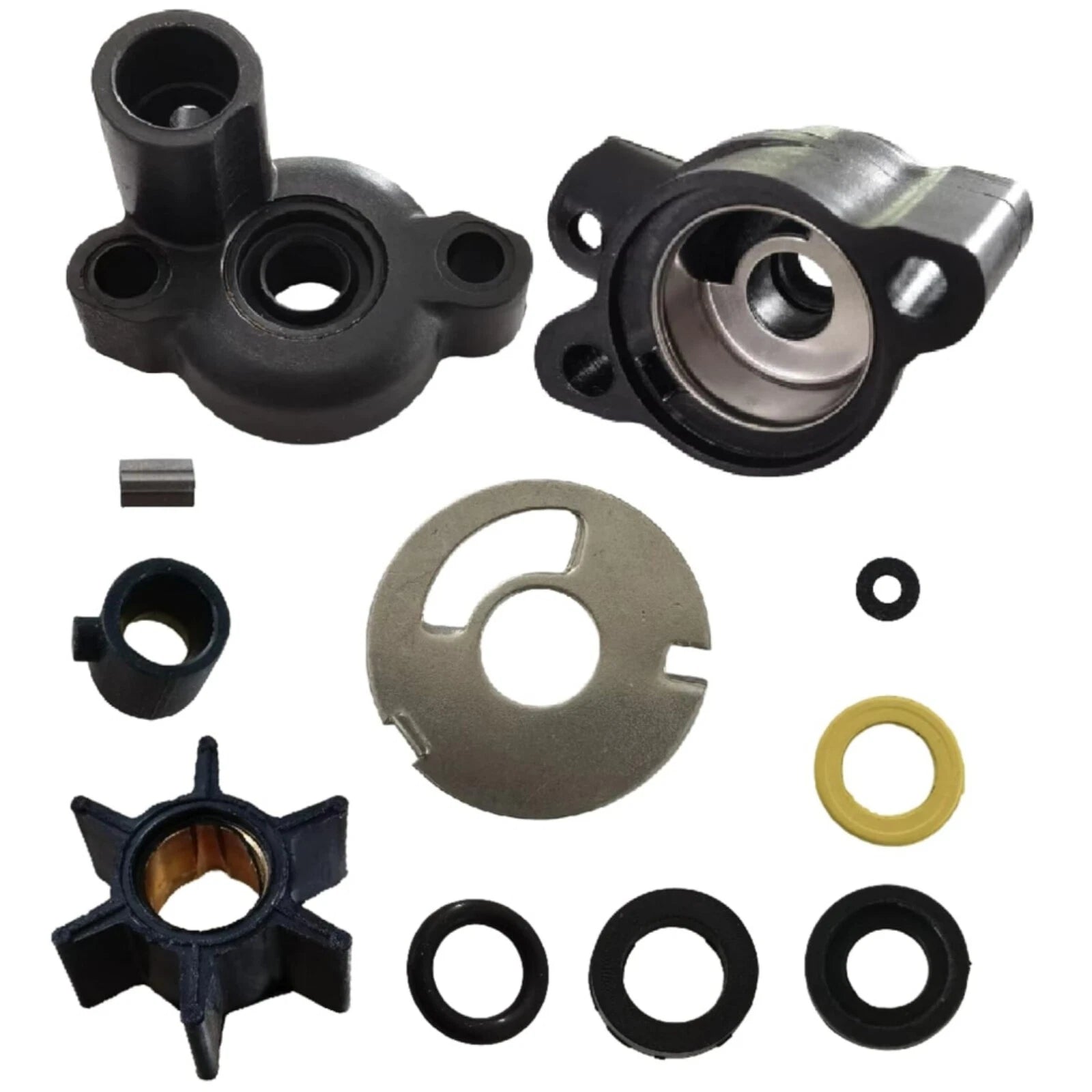 Water Pump 0.456" Impeller Kit for Mercury 4-9.8HP Outboards