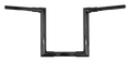 Burly Brand Jason Bar 12in Gloss Black For Harley Davidson Road Glide