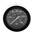 Faria Boat Air Pressure Gauge 2 Inch Euro Black by Faria