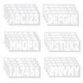 Registration Letter And Number Kit Contains Four Sets Of A-z And 0-9