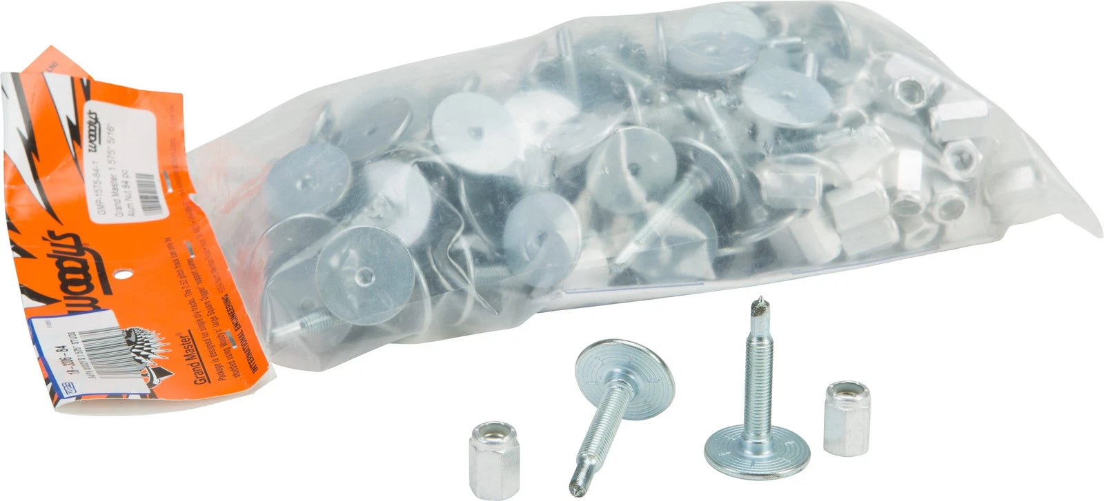 Woodys Grand Master Silver Studs 1.575" For Ski-doo Snowmobiles 84