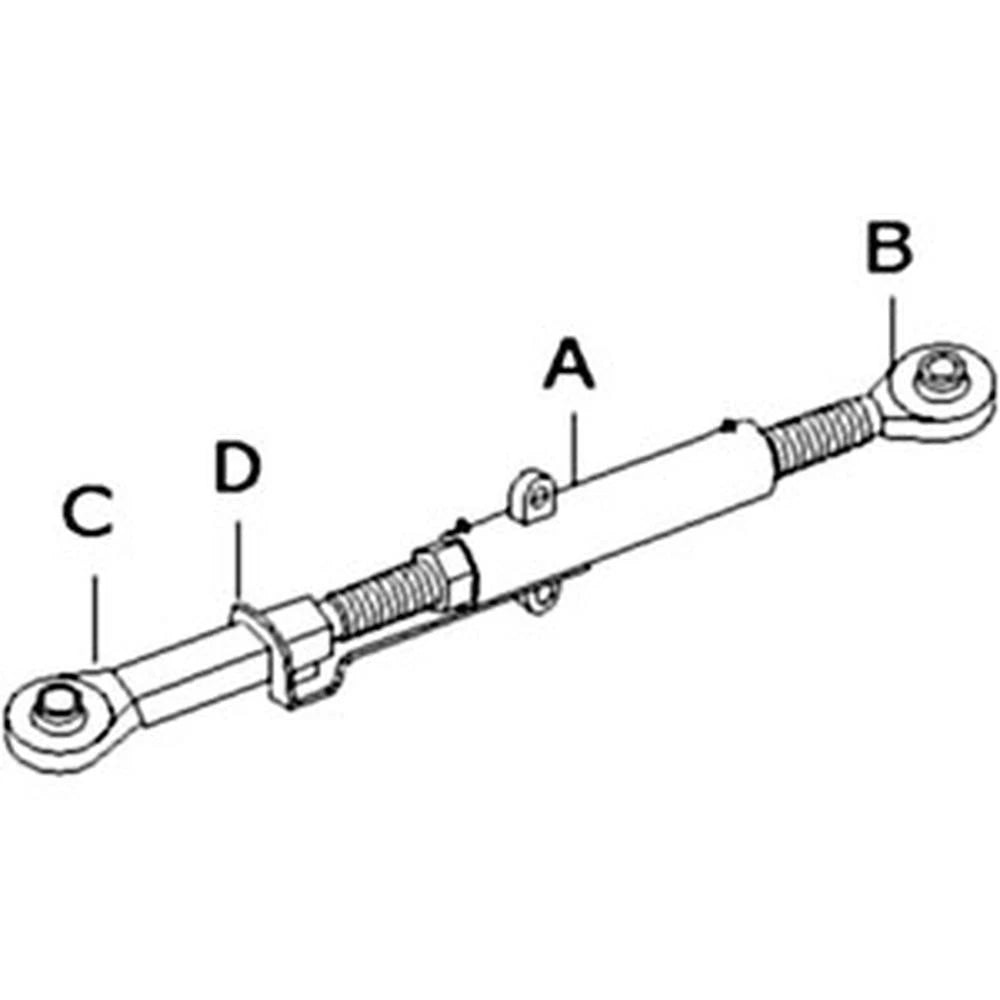 Amre43703 Toplink Assembly, Fits Cat Iii