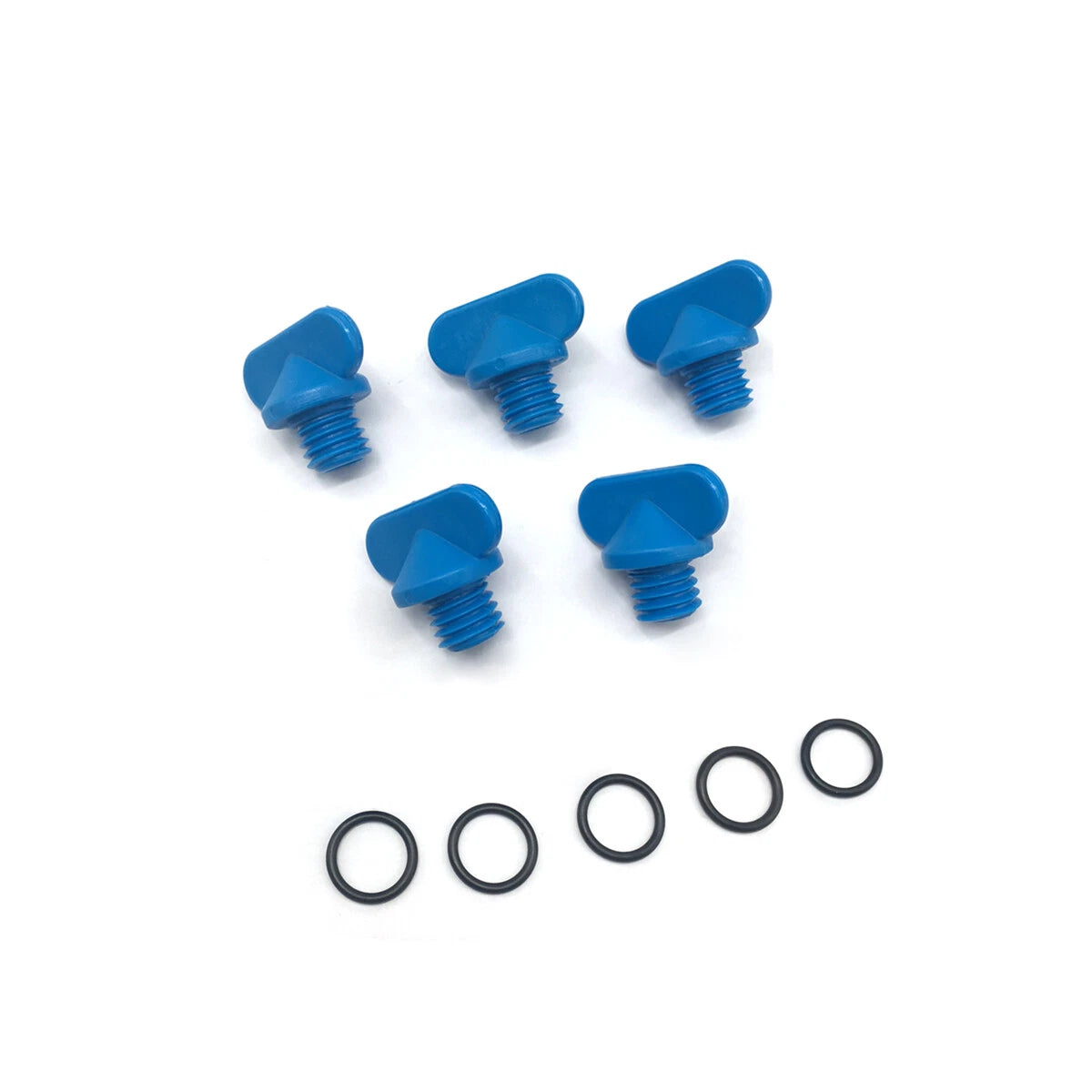 Blue Drain Plugs for Mercruiser Manifold/Block 5 Pack