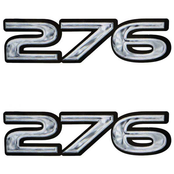 Boat Decals Rinker 276 Model Gray Black Stickers by Rinker
