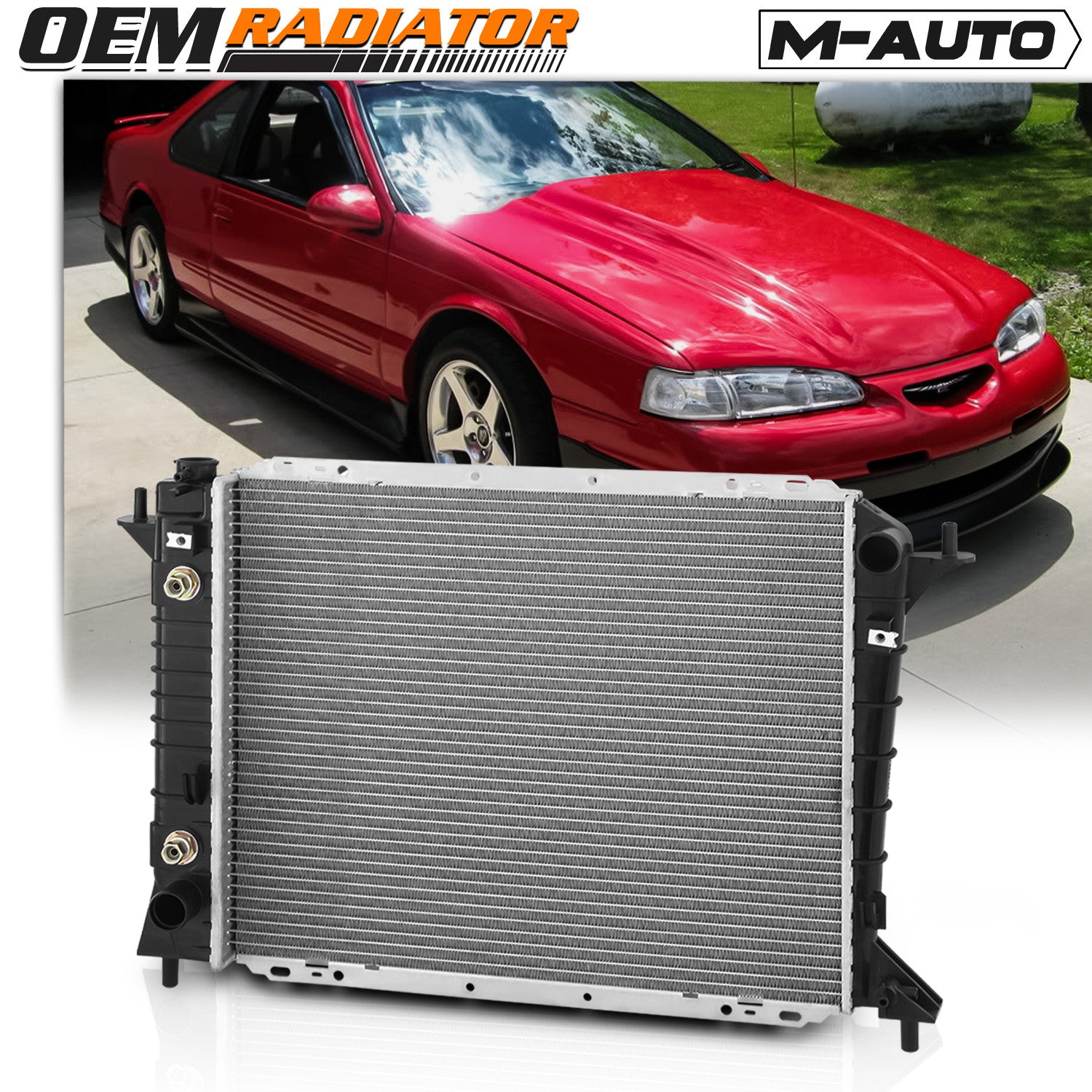 1550 Aluminum Core Radiator OE Replacement fit 1994-199