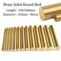 Brass Round Rods 0.8-40mm Diameter