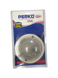 Perko 1253dp1wht, Dome Light, Exterior Surface Mount, 5in Diameter,