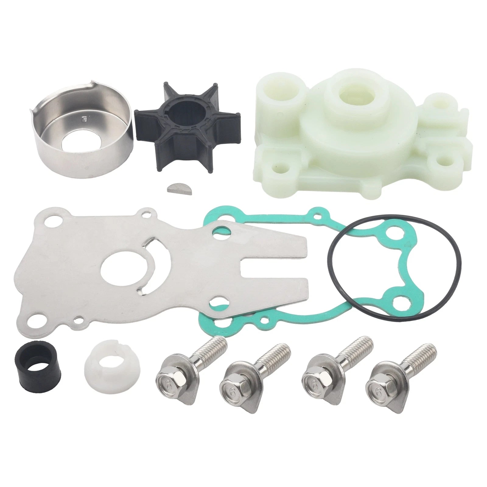 Water Pump Impeller Repair Kit Replace Yamaha Outboard 18-3434 18-3415