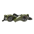 2 Pack Backpacking Tool 3-in-1 Whistle Compass Thermometer Survival