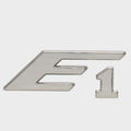 Raised Emblem Decal Crownline E1 Silver by Crownline