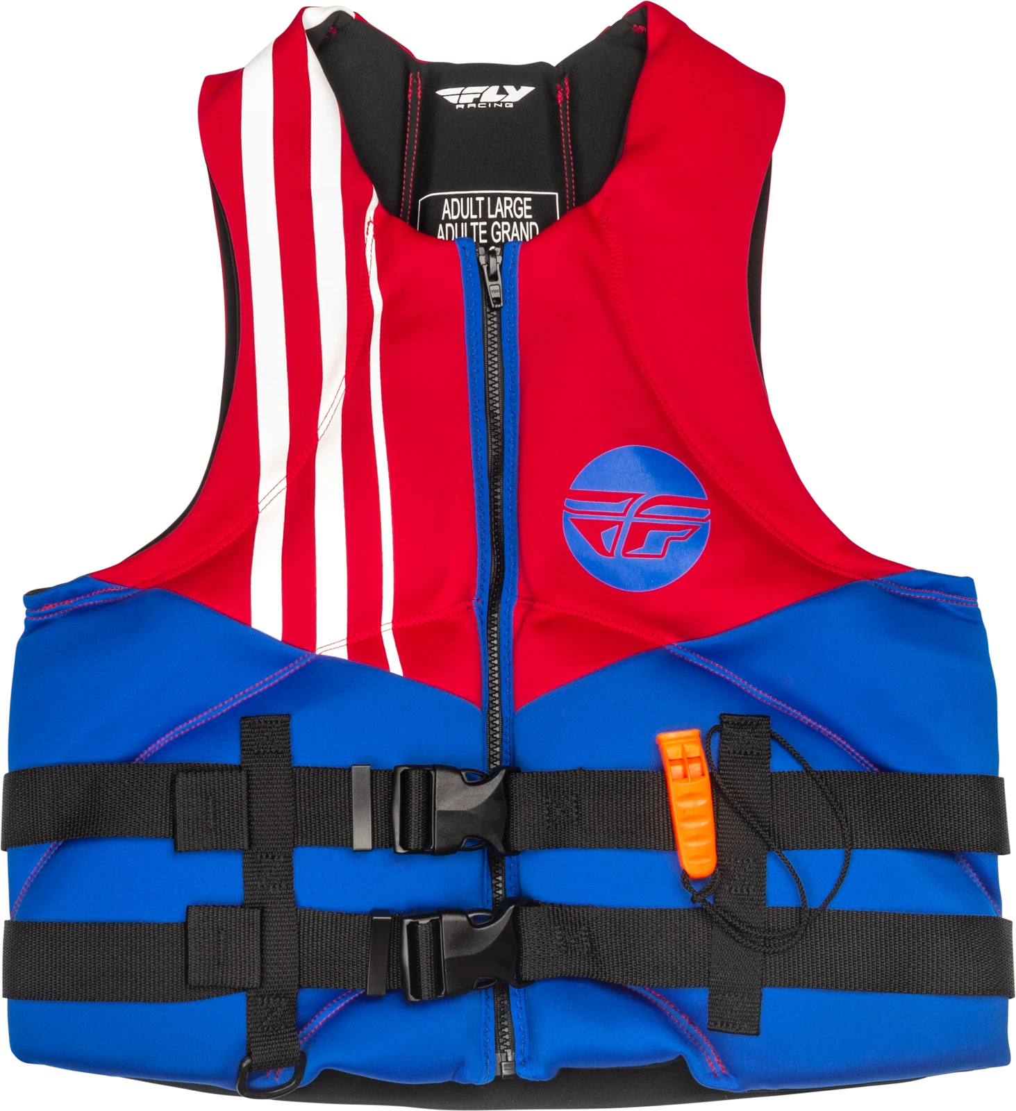 Fly Racing Neoprene Flotation Vest 3x-large Red/white/blue For
