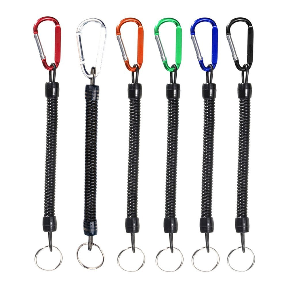 Retractable Lanyard for Fishing Rods