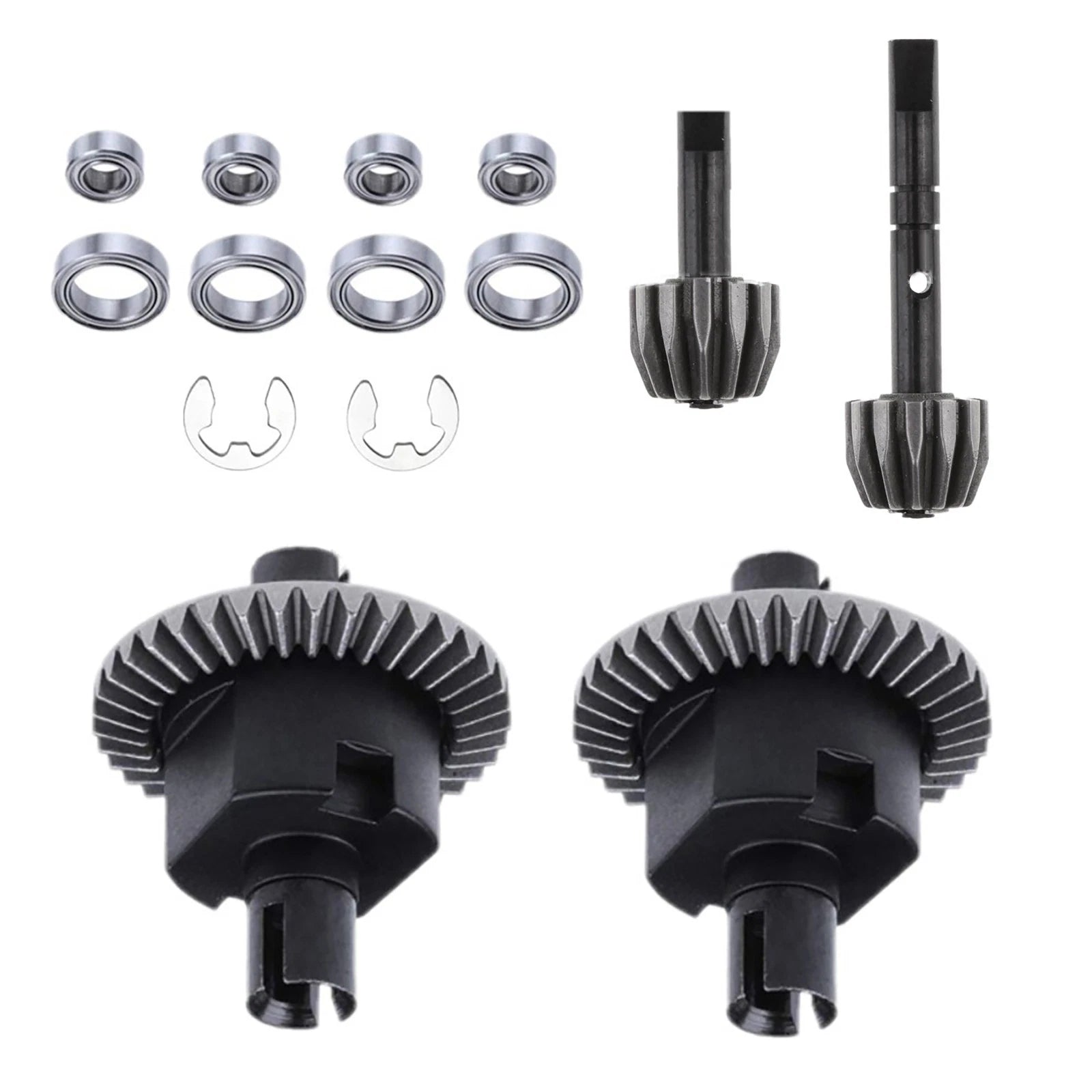 Front Rear Differential Gear Kit Rc Car Accessory For Hsp 94123 94166