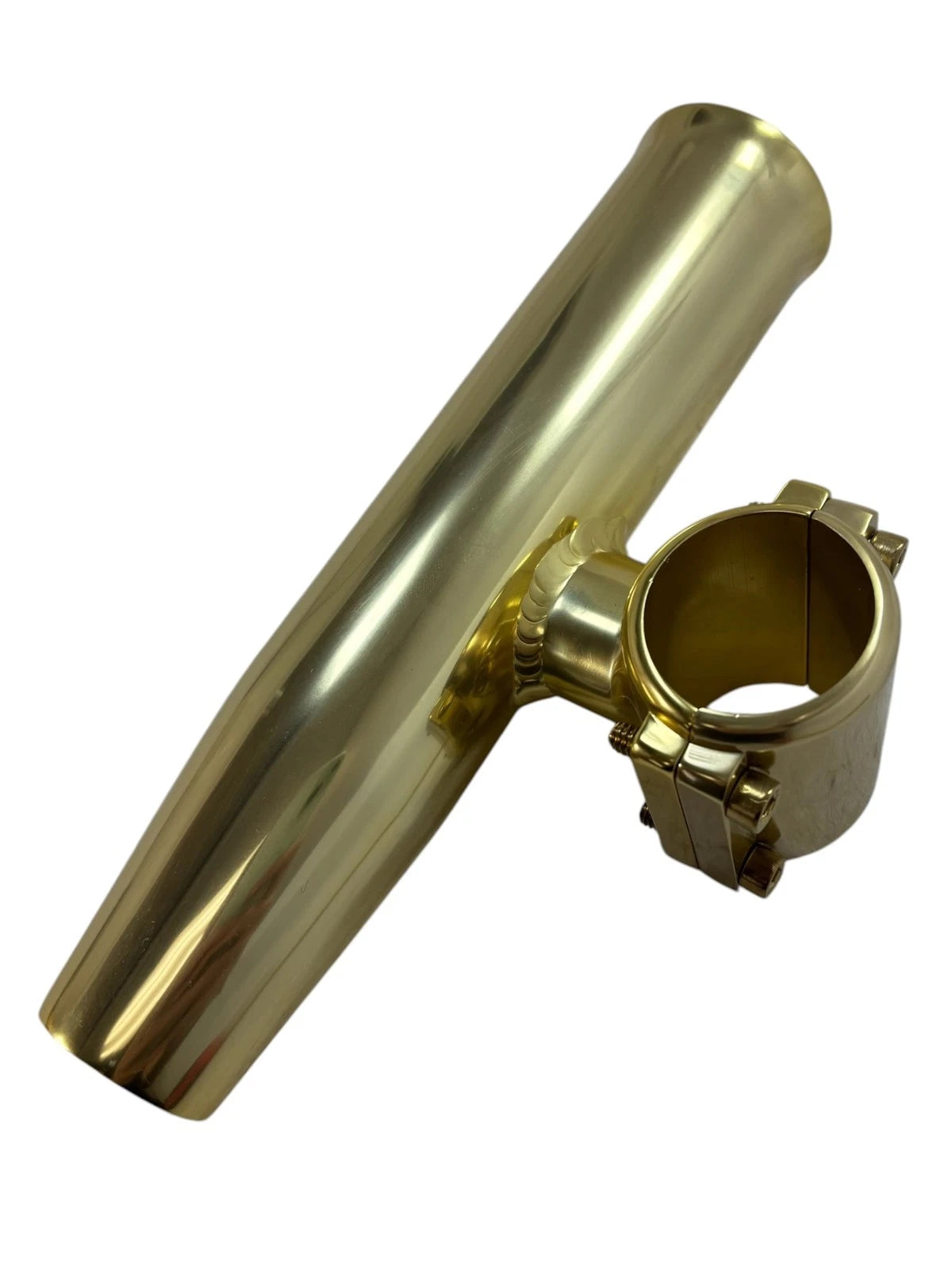 Tigress Gold Aluminum Steel Rod Holder For 1 1/2in Od Pipe Horizontal