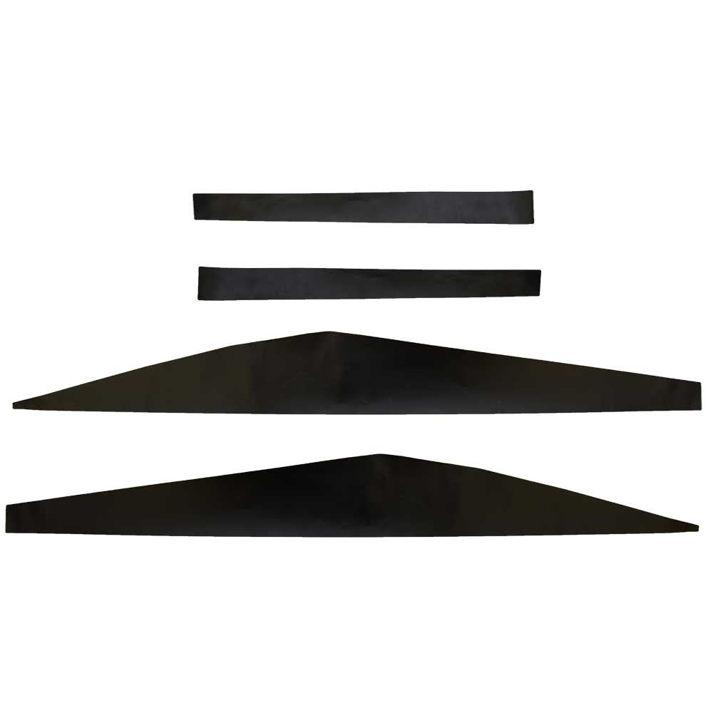 Crownline Boat Graphic Decal 22056 Sharpline Black (4 PC Set) by Crownline