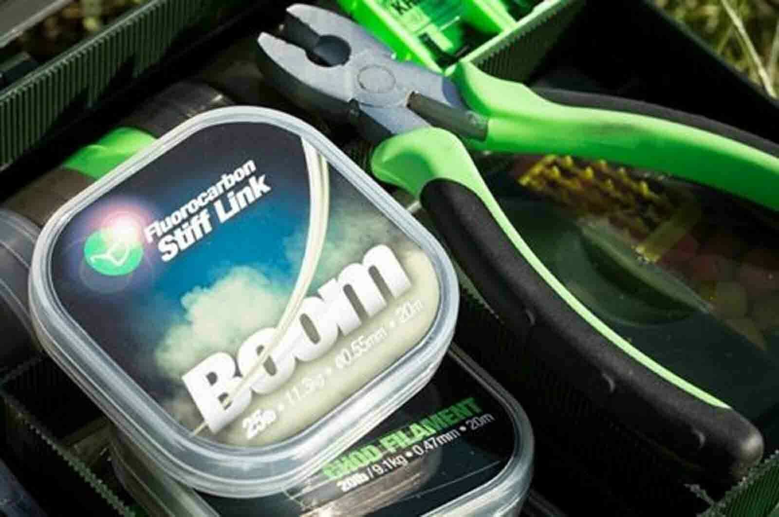 Korda Boom Fluorocarbon Stiff Link Pack by Korda