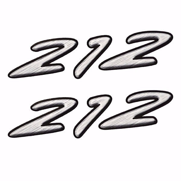 Rinker Boat Decals 212 Gray White Vinyl by Rinker