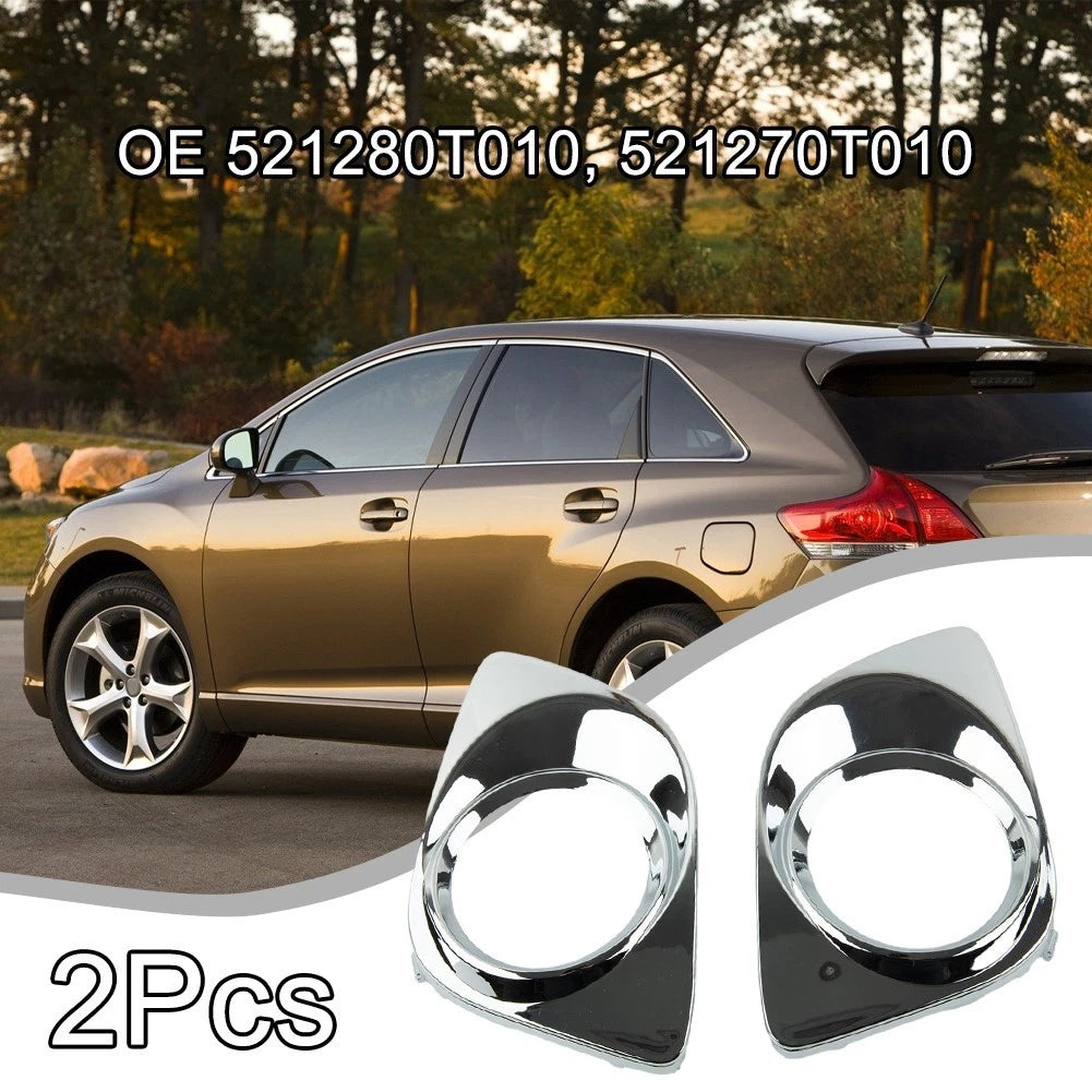 1pair Fog Light Trim Cover Left&amp;right For Toyota For Venza