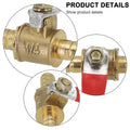 Easy Fuel Flow Management Brass In Line Fuel Tap | Hook & Hull Co
