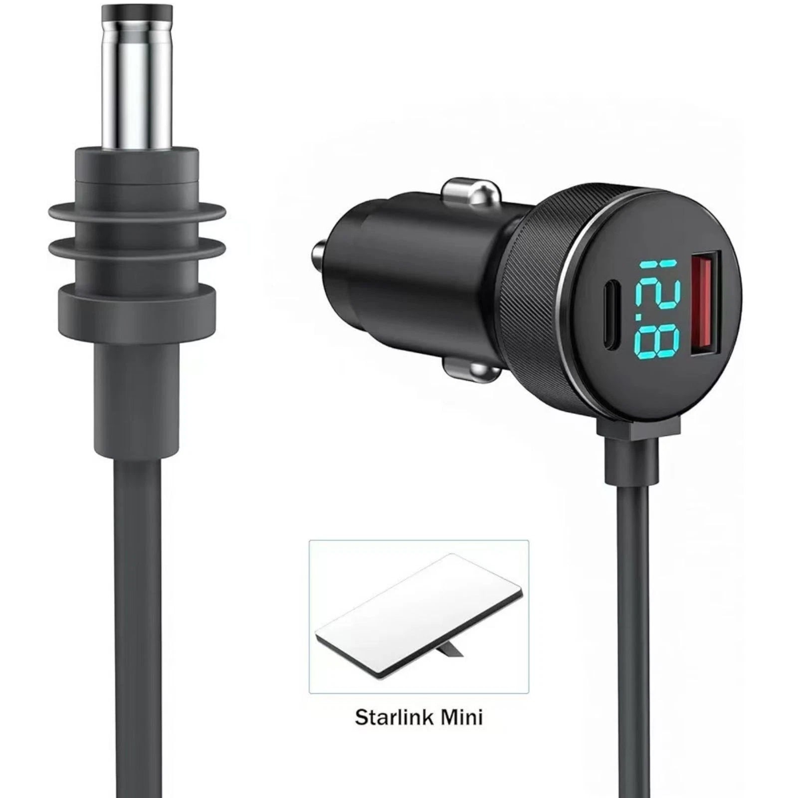 Stable Power Cable Dc12-24V Cigarette Lighter Adapter For Starlink