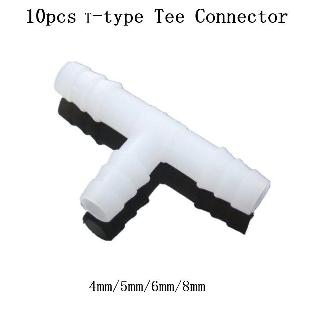 Tee Connector T-Hose Fittings for Fish Tank