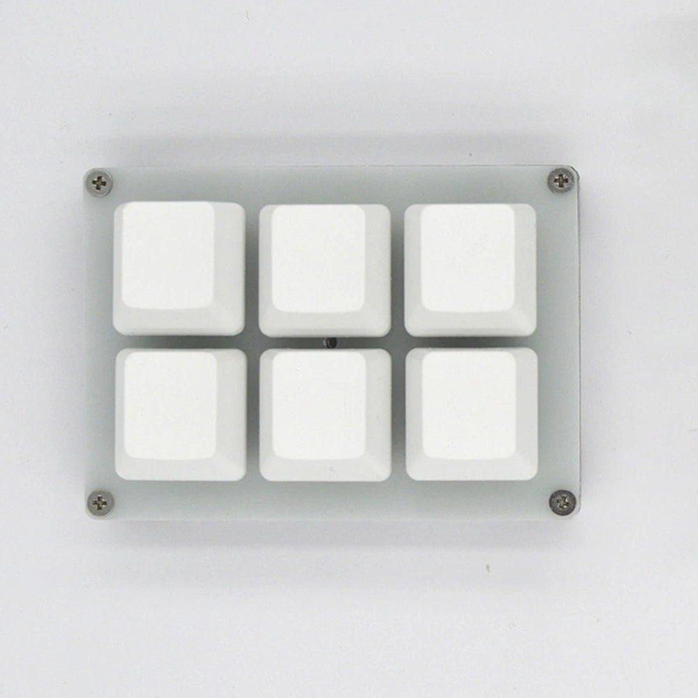 6-key Diy Customize Usb Programmable Mechanical Keyboard Macro Keypad