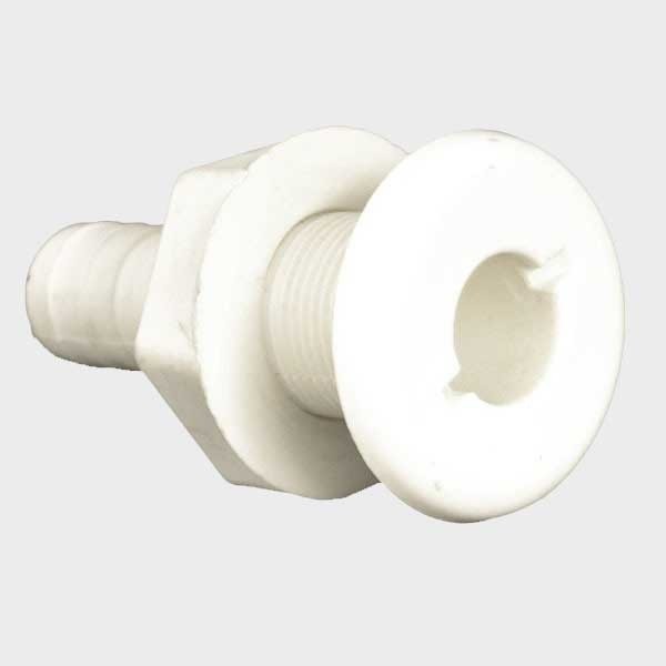 Thru Hull Fitting Boat 3/4 Inch Plastic