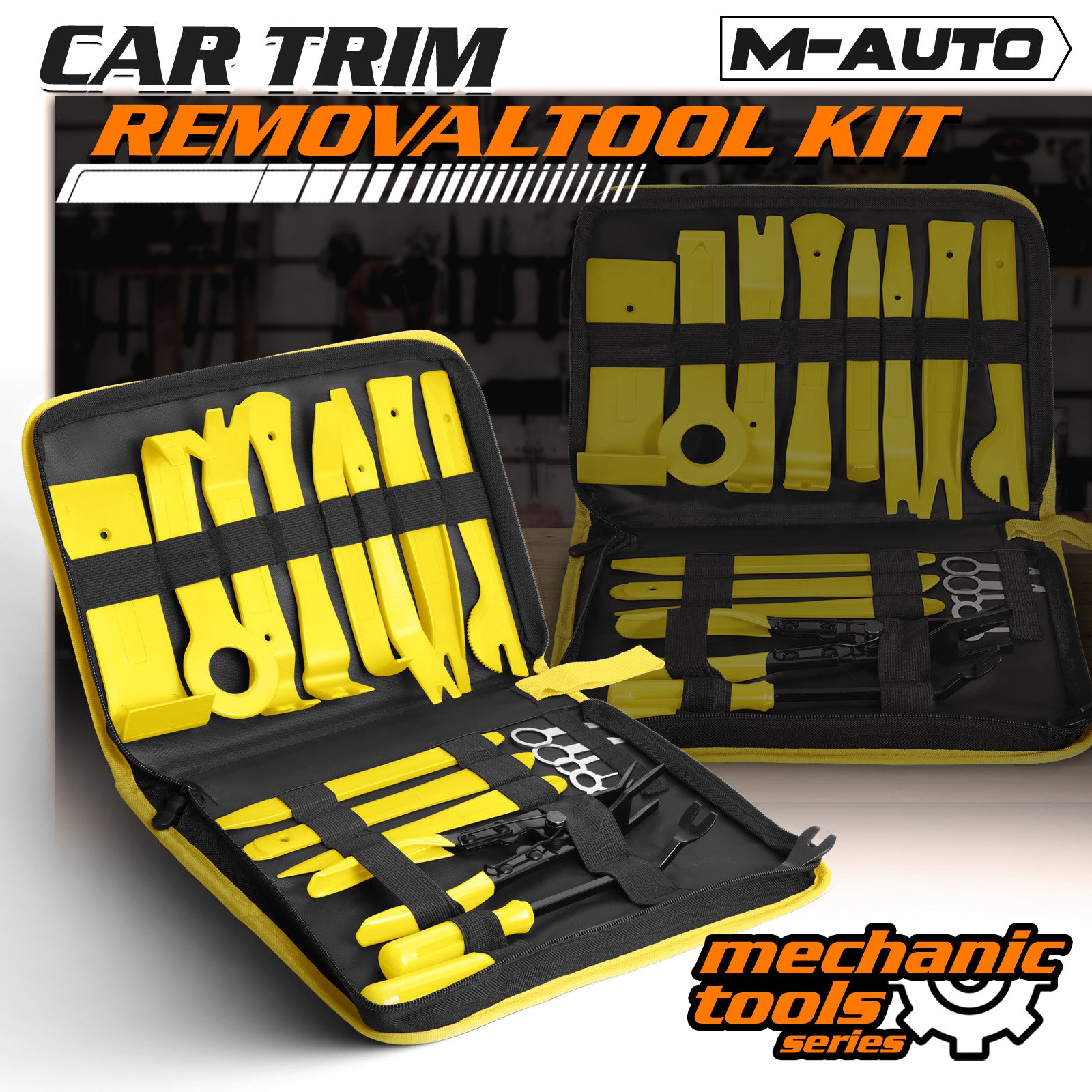 Portable Ratcheting Piston Ring Compressor Set