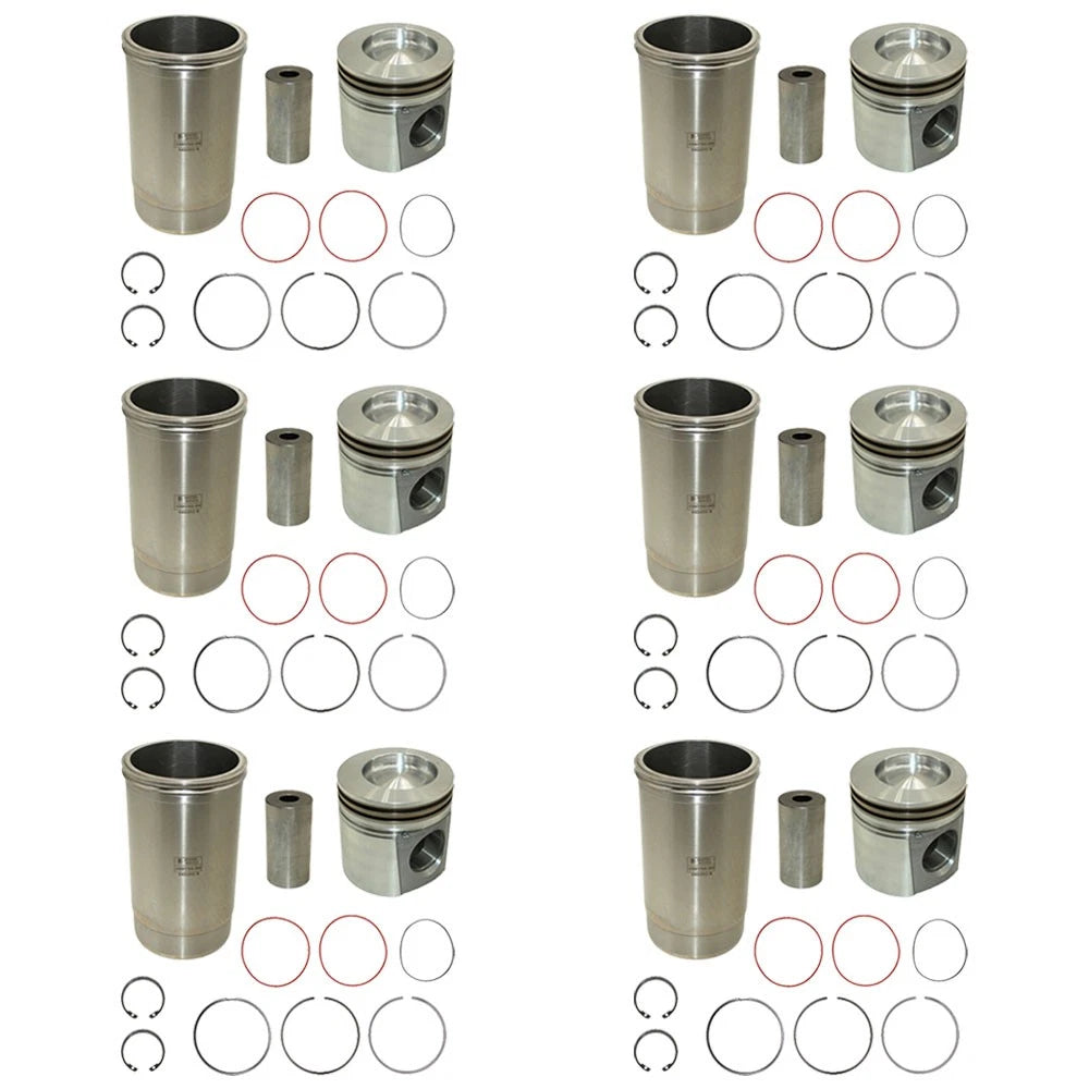Re64509 Six Piston Liner Kits Fits John Deere 2256 2258 2264 2266