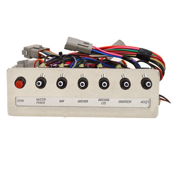 Rinker Boat Switch Panel Mirrored Stainless Steel by Rinker