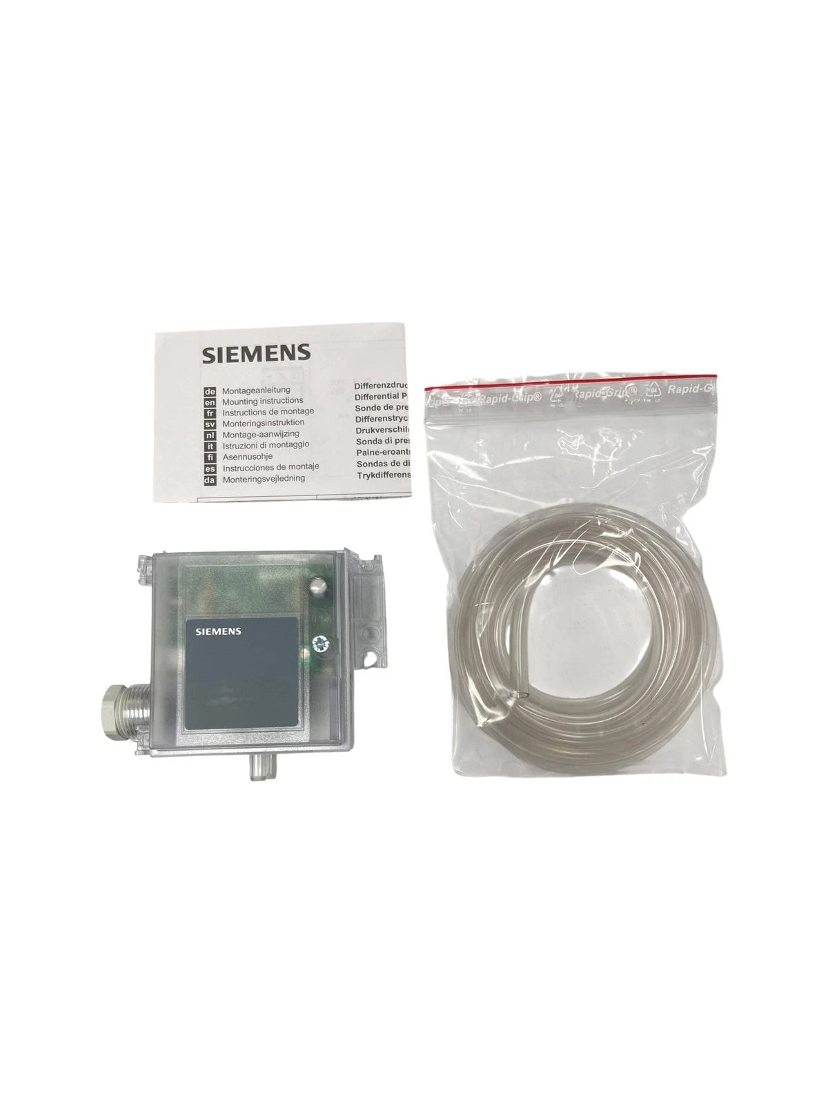 Siemens Qbm3120-5, Air Duct Differential Pressure Sensor | Dc 8...33V