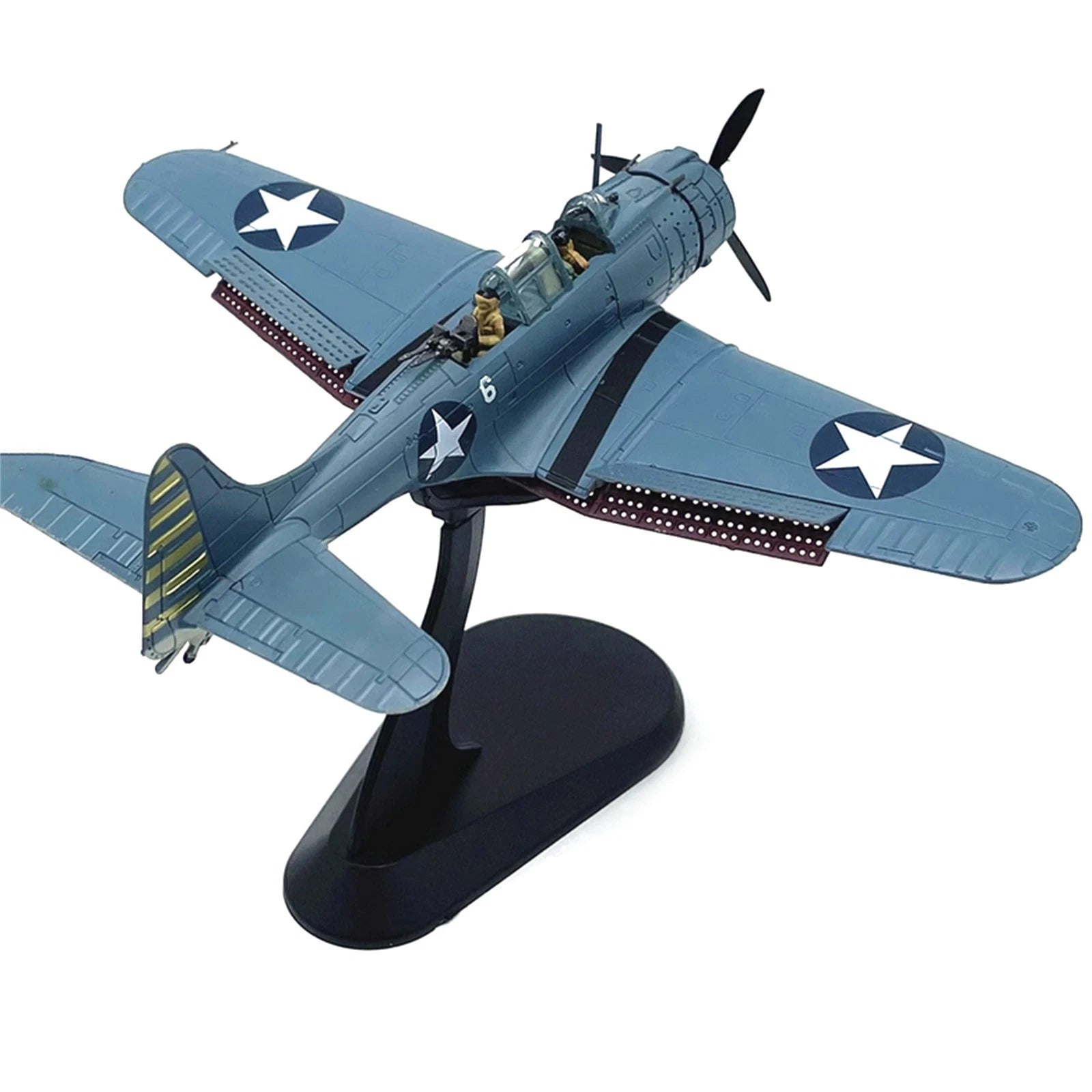 1/72 Us Sbd-3 Dive Bomber Fighter Alloy Aircraft Model Military Plane