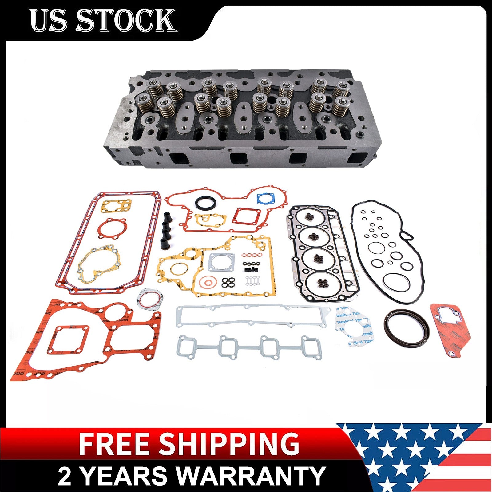 Cylinder Head & Gasket Kit Yanmar 4TNV98 by Yanmar