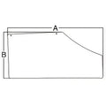 R186465 Fits John Deere Rh Fixed Door Glass 7200 7210 7400 7410 7510