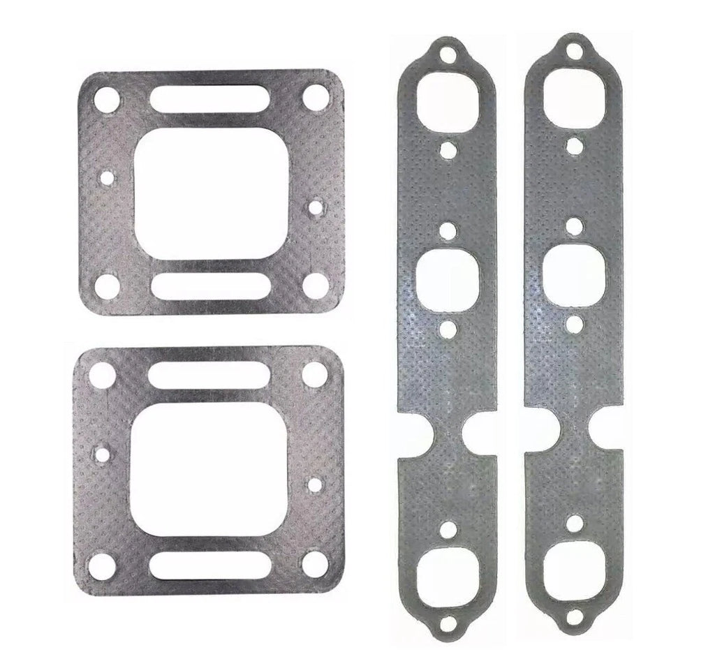 Exhaust Gasket Manifold for Mercruiser 4.3L V6 Riser Block Elbow Kit