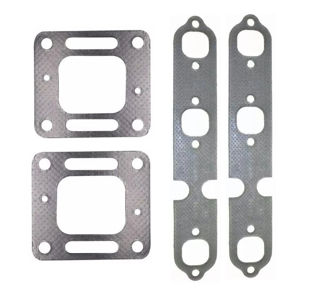 Exhaust Gasket Manifold for Mercruiser 4.3L V6 Riser Block Elbow Kit