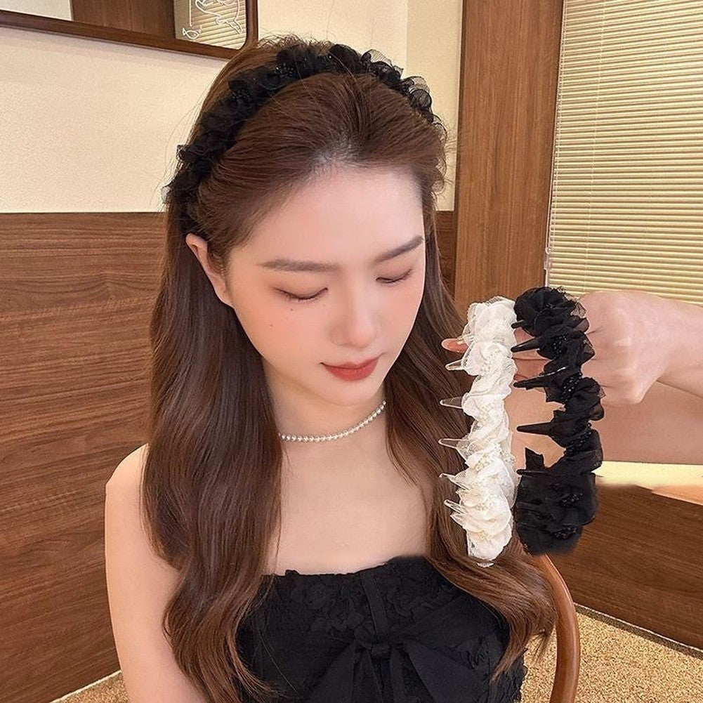 Mesh Beaded Headband for Women
