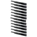 12 Pack Heavy Duty Blade Fits Kubota K5647-34340 K5651-34330 60" Deck