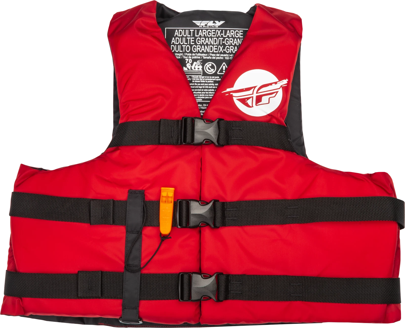 Fly Racing 221-304133x Nylon Flotation Vest For Watercraft, 3x-large