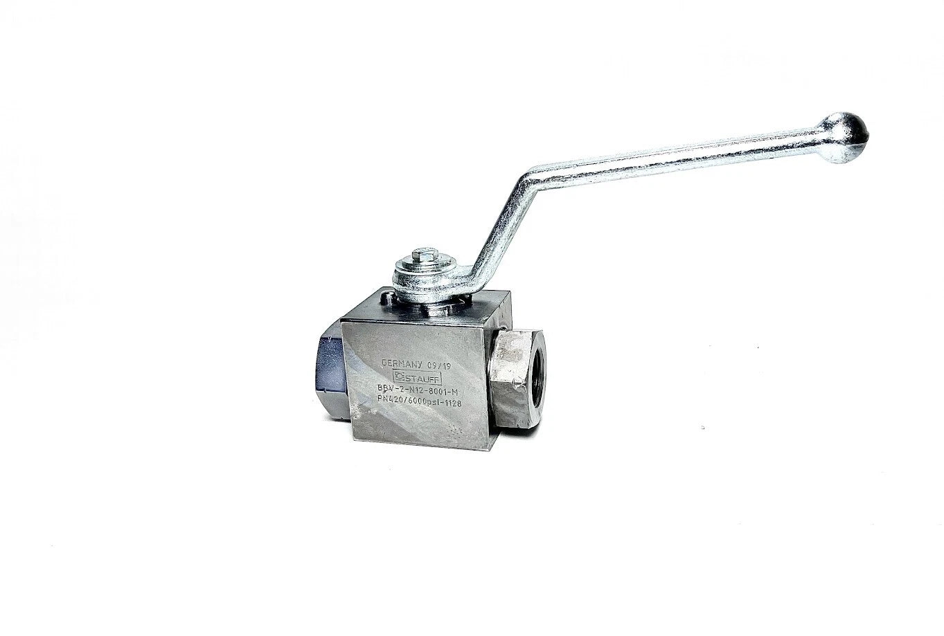 Stauff Bbv-2-n12-8001<wbr/>-m, Block Body Ball Valve, High Pressure,