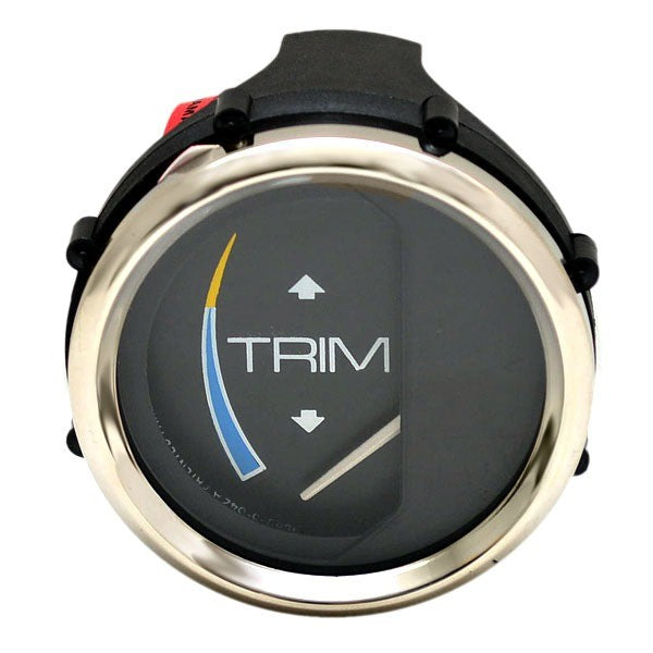Trim Gauge Faria Volvo SX 2 Inch Chrome Black by Faria