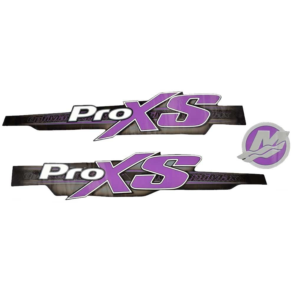 Cowling Decals Mercury Optimax Pro XS Purple by Mercury