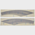 Premier Pontoon Boat Graphic Hull Decal 30002937 | Platinum (Set of 2)