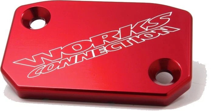 Works Front Brake Cover In Red For Husqvarna Tx 300 & Tc 125