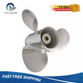 9 1/4 X 11 Outboard Stainless Steel Propeller For Yamaha 9.9-20 Hp 8