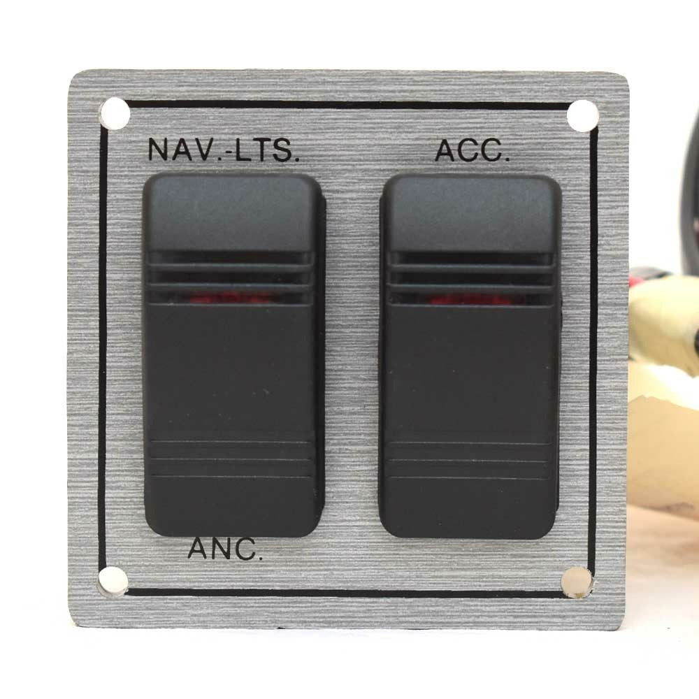 Godfrey Pontoon Boat Switch Panel with Fuse Block by Godfrey