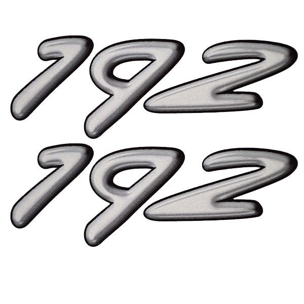 Brand Decal Rinker Boat 192 White Black by Rinker